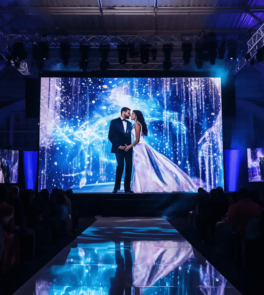 Düğün Salonu LED Ekran Projesi