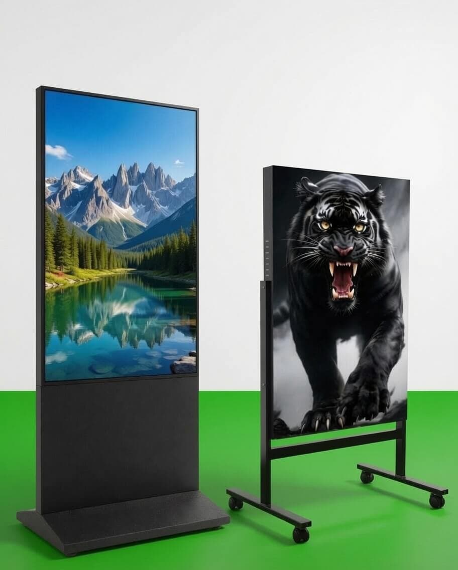 Tak çalıştır LED ekran - LED poster ve tekerlekli dijital tabela